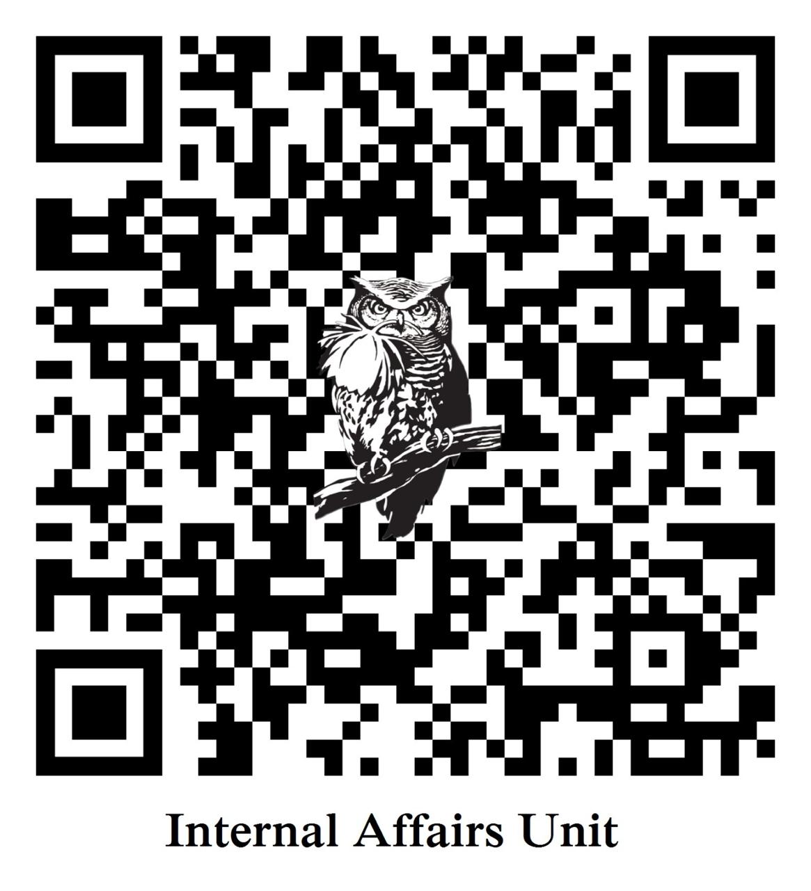 IAU Complaint Portal QR code