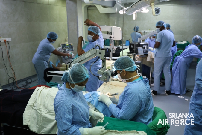 SLAF HOSPITAL COLOMBO SUCCESSFULLY CONCLUDES MASS CATARACT SURGERY CAMPAIGN FOR 75TH ANNIVERSARY