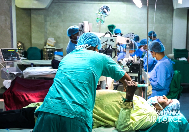 SLAF HOSPITAL COLOMBO SUCCESSFULLY CONCLUDES MASS CATARACT SURGERY CAMPAIGN FOR 75TH ANNIVERSARY