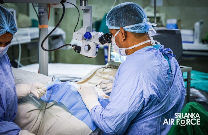 SLAF HOSPITAL COLOMBO SUCCESSFULLY CONCLUDES MASS CATARACT SURGERY CAMPAIGN FOR 75TH ANNIVERSARY