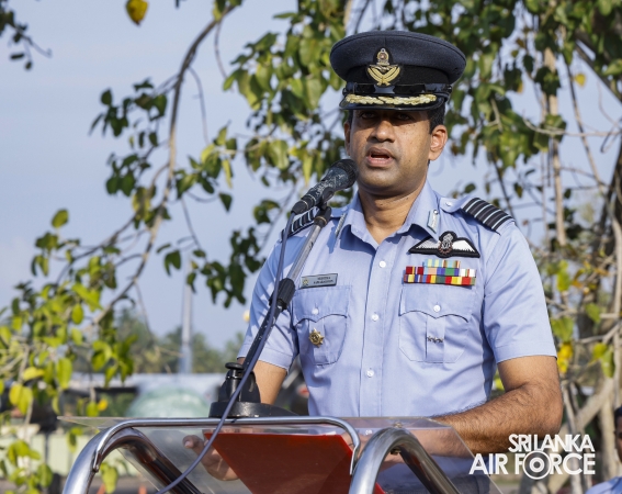 CHANGE OF COMMAND AT NO 2 HEAVY TRANSPORT SQUADRON SLAF BASE KATUNAYAKE
