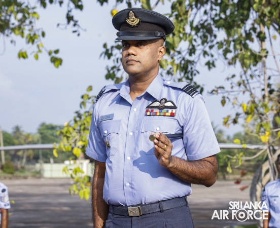 CHANGE OF COMMAND AT NO 2 HEAVY TRANSPORT SQUADRON SLAF BASE KATUNAYAKE
