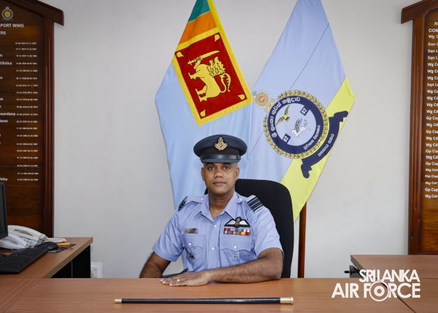 CHANGE OF COMMAND AT NO 2 HEAVY TRANSPORT SQUADRON SLAF BASE KATUNAYAKE