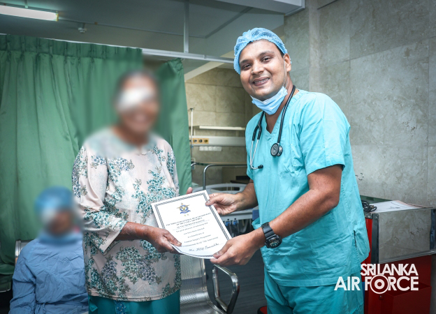 SLAF HOSPITAL COLOMBO SUCCESSFULLY CONCLUDES MASS CATARACT SURGERY CAMPAIGN FOR 75TH ANNIVERSARY