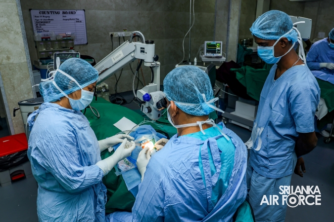 SLAF HOSPITAL COLOMBO SUCCESSFULLY CONCLUDES MASS CATARACT SURGERY CAMPAIGN FOR 75TH ANNIVERSARY