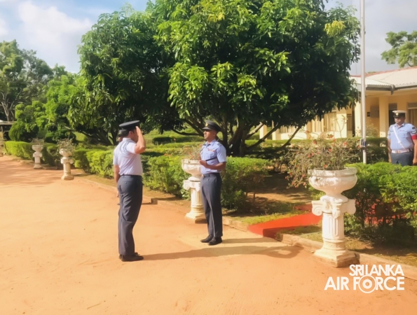 CHANGE OF COMMAND AT NO. 05 AIR DEFENCE RADAR SQUADRON SLAF STATION PALAVI