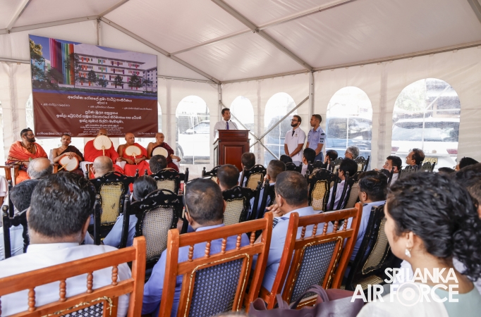 FOUNDATION STONE LAID FOR NEW FIVE-STOREY BUILDING AT MAHARAGAMA APEKSHA HOSPITAL