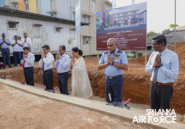FOUNDATION STONE LAID FOR NEW FIVE-STOREY BUILDING AT MAHARAGAMA APEKSHA HOSPITAL
