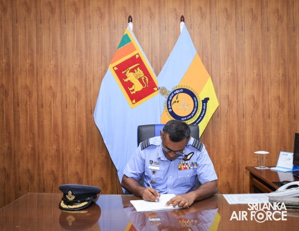 CHANGE OF COMMAND AT THE AIRCRAFT ENGINEERING WING,SLAF BASE KATUNAYAKE