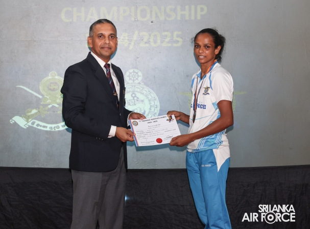 SLAF WOMEN’S BOXING TEAM CROWNED AT THE 13TH DEFENCE SERVICES BOXING CHAMPIONSHIP 2024/2025