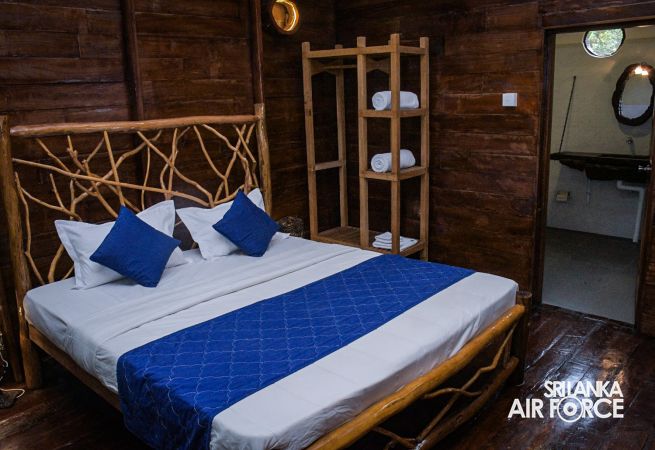 RELOCATED “EAGLES’ PERCH DRIFTWOOD CABANA” DECLARED OPEN AT SLAF BASE VAVUNIYA
