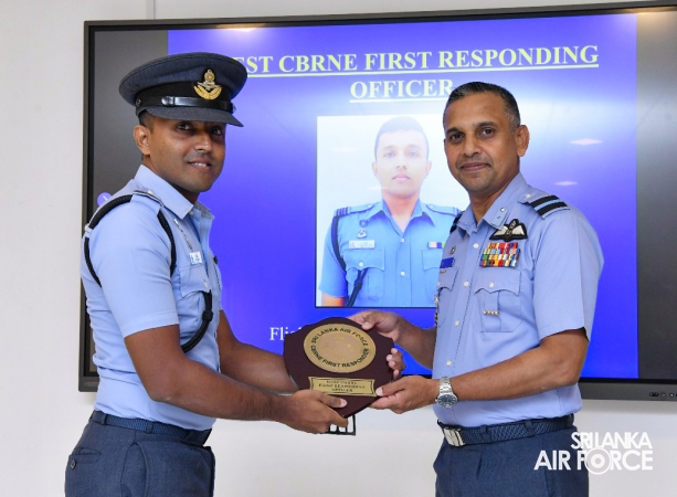 CERTIFICATE AWARDING CEREMONY OF NO. 05 CHEMICAL BIOLOGICAL RADIOLOGICAL NUCLEAR EXPLOSIVE ADVANCE COURSE