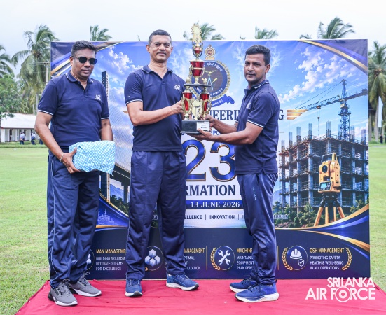 CIVIL ENGINEERING WING AT SLAF BASE KATUNAYAKE CELEBRATES 23RD ANNIVERSARY