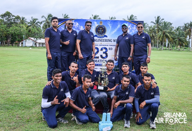 CIVIL ENGINEERING WING AT SLAF BASE KATUNAYAKE CELEBRATES 23RD ANNIVERSARY
