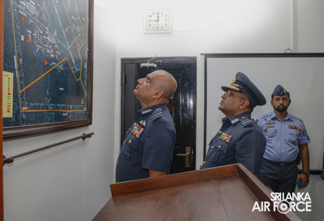 COMMANDER’S INSPECTION OF SLAF STATION PALAVI