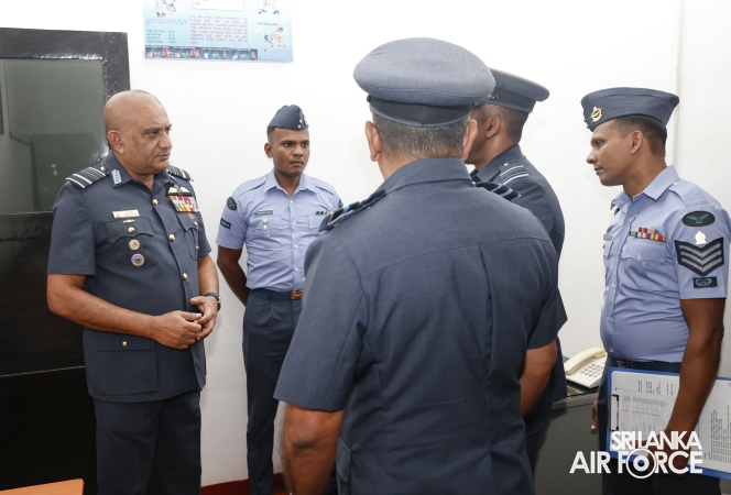 COMMANDER’S INSPECTION OF SLAF STATION PALAVI