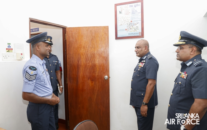 COMMANDER’S INSPECTION OF SLAF STATION PALAVI
