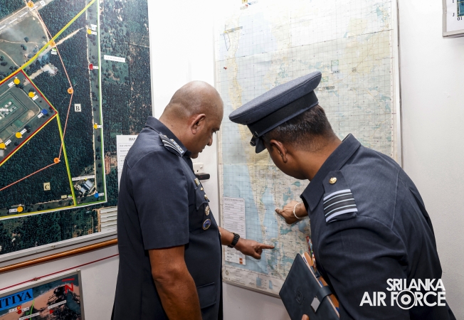COMMANDER’S INSPECTION OF SLAF STATION PALAVI