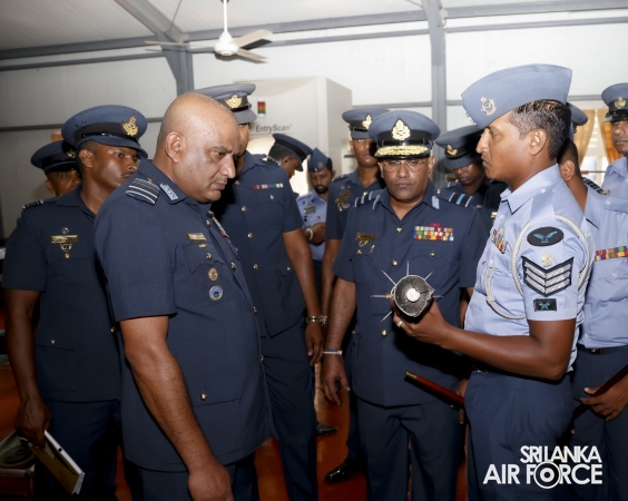 COMMANDER’S INSPECTION OF SLAF STATION PALAVI