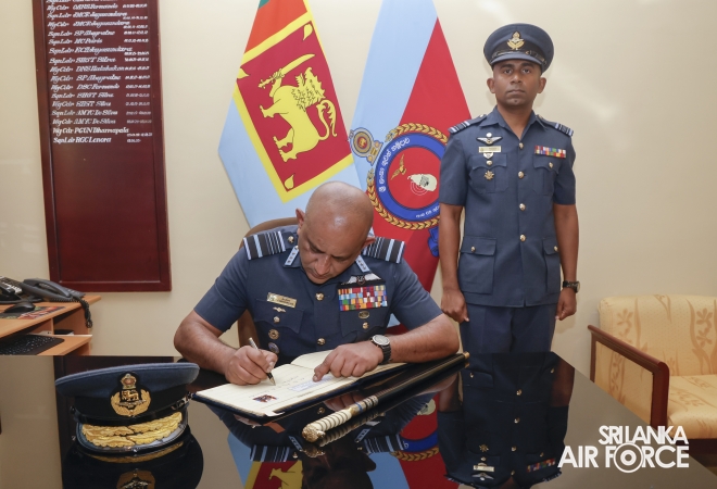COMMANDER’S INSPECTION OF SLAF STATION PALAVI