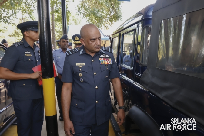 COMMANDER’S INSPECTION OF SLAF STATION PALAVI