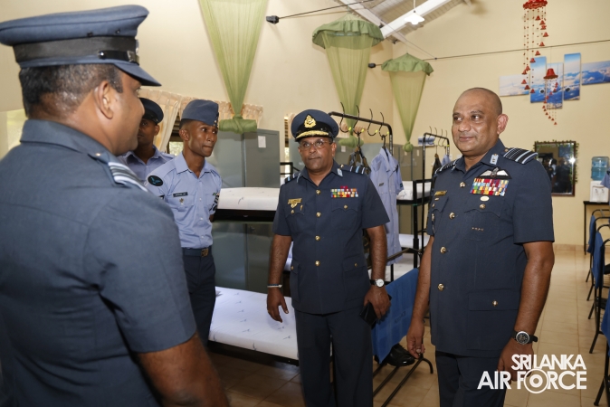 COMMANDER’S INSPECTION OF SLAF STATION PALAVI