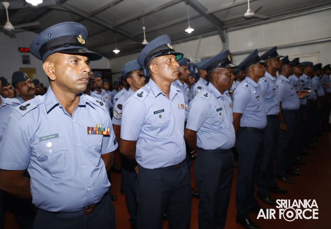 COMMANDER’S INSPECTION OF SLAF STATION PALAVI