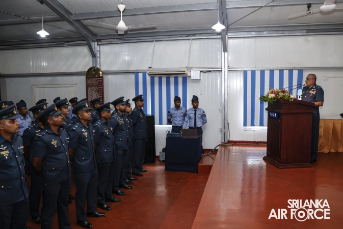 COMMANDER’S INSPECTION OF SLAF STATION PALAVI