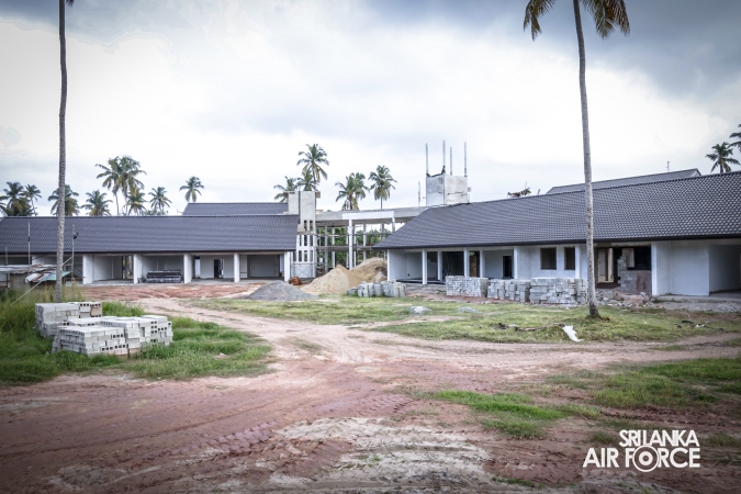 AIR FORCE COMMANDER REVIEWS PROGRESS OF DEVELOPMENT PROJECTS AT SLAF BASE KATUNAYAKE