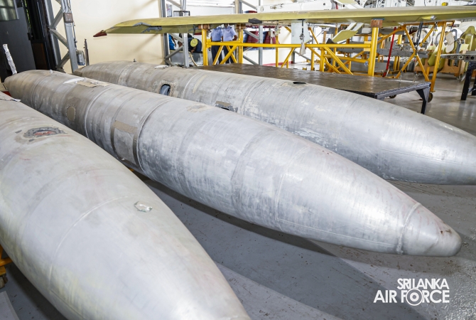 AIR FORCE COMMANDER REVIEWS PROGRESS OF DEVELOPMENT PROJECTS AT SLAF BASE KATUNAYAKE