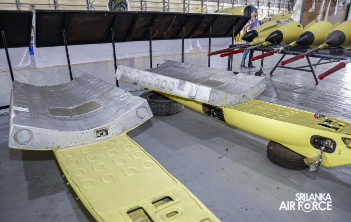 AIR FORCE COMMANDER REVIEWS PROGRESS OF DEVELOPMENT PROJECTS AT SLAF BASE KATUNAYAKE