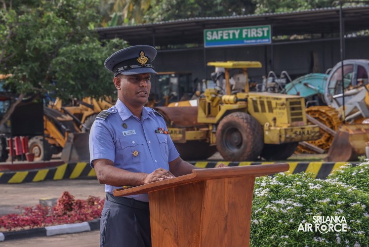 CONSTRUCTION MACHINERY WING AT SLAF BASE KATUNAYAKE CELEBRATES 12TH ANNIVERSARY