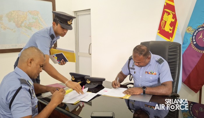CHANGE OF COMMAND AT SLAF STATION PALALY