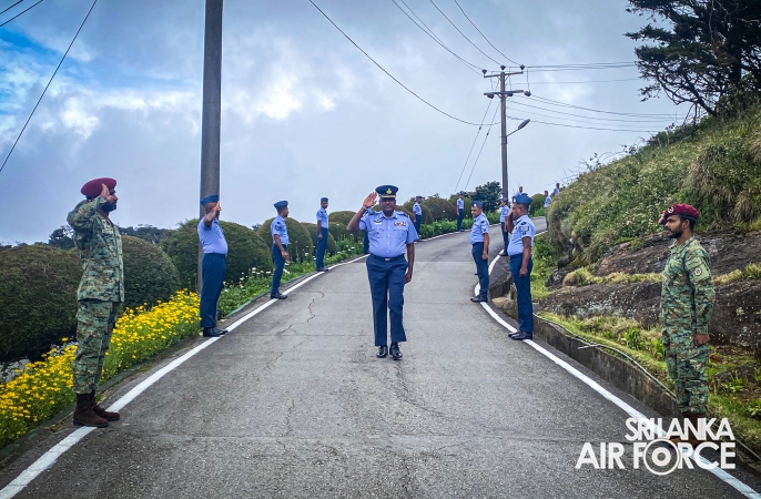 CHANGE OF COMMAND AT SLAF STATION PIDURUTALAGALA
