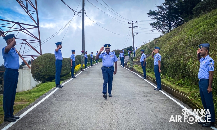 CHANGE OF COMMAND AT SLAF STATION PIDURUTALAGALA