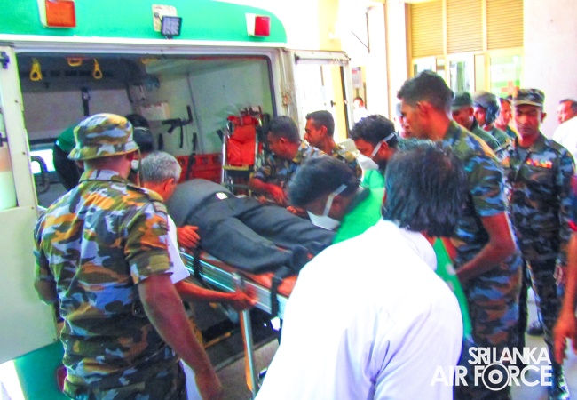 SLAF TROOPS ENGAGE IN DISASTER PREPAREDNESS DRIL AT BADULLA