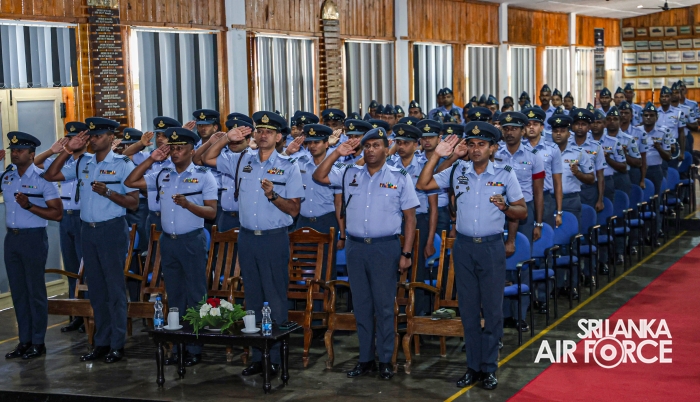 PACE STICK, LANYARD AND CANE AWARDING CEREMONY OF DRILL INSTRUCTORS AND GUNNER INSTRUCTORS AT SLAF CTS DIYATALAWA