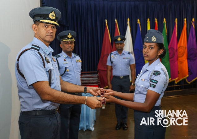 PACE STICK, LANYARD AND CANE AWARDING CEREMONY OF DRILL INSTRUCTORS AND GUNNER INSTRUCTORS AT SLAF CTS DIYATALAWA