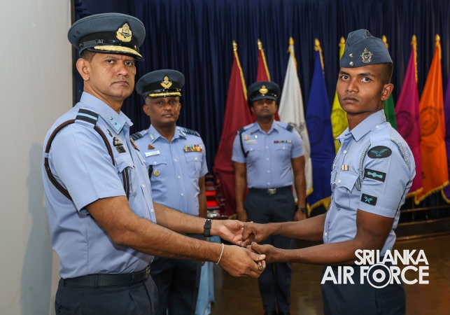 PACE STICK, LANYARD AND CANE AWARDING CEREMONY OF DRILL INSTRUCTORS AND GUNNER INSTRUCTORS AT SLAF CTS DIYATALAWA