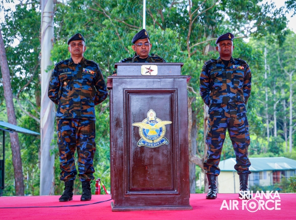 SLAF COMBAT TRAINING SCHOOL DIYALAWA CONDUCTS A SPECIAL PARADE TO MARK THE SUCCESSFUL COMPLETION OF INSTRUCTORS COURSES