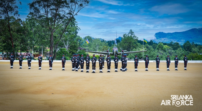SLAF COMBAT TRAINING SCHOOL DIYALAWA CONDUCTS A SPECIAL PARADE TO MARK THE SUCCESSFUL COMPLETION OF INSTRUCTORS COURSES