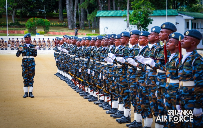 SLAF COMBAT TRAINING SCHOOL DIYALAWA CONDUCTS A SPECIAL PARADE TO MARK THE SUCCESSFUL COMPLETION OF INSTRUCTORS COURSES