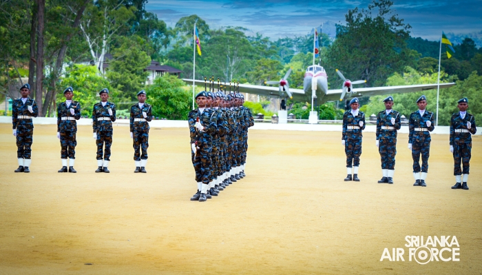 SLAF COMBAT TRAINING SCHOOL DIYALAWA CONDUCTS A SPECIAL PARADE TO MARK THE SUCCESSFUL COMPLETION OF INSTRUCTORS COURSES