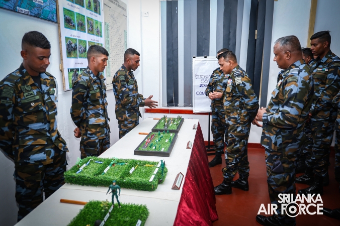 SLAF COMBAT TRAINING SCHOOL DIYALAWA CONDUCTS A SPECIAL PARADE TO MARK THE SUCCESSFUL COMPLETION OF INSTRUCTORS COURSES
