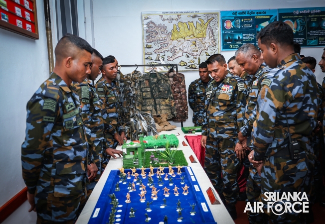 SLAF COMBAT TRAINING SCHOOL DIYALAWA CONDUCTS A SPECIAL PARADE TO MARK THE SUCCESSFUL COMPLETION OF INSTRUCTORS COURSES