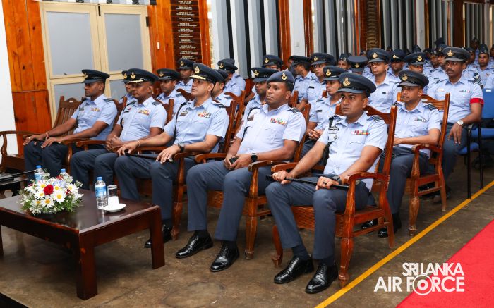 LANYARD AND CANE AWARDING CEREMONY OF NO.56 REGIMENT BRANCH TRAINING COURSE AT SLAF CTS DIYATALAWA