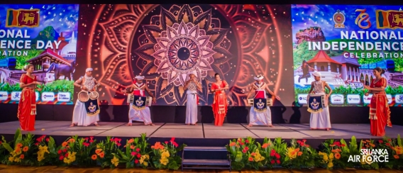 SLAF DANCE TROUPE PERFORMS AT SRI LANKA’S 78TH INDEPENDENCE DAY CELEBRATION IN BANGKOK
