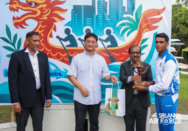 SLAF
SECURES RUNNERS-UP TITLE AT CHINA–SRI LANKA FRIENDSHIP CUP DRAGON BOAT
CHAMPIONSHIP 2025