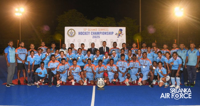 SLAF
SHINES AT THE 13TH DEFENCE SERVICES HOCKEY TOURNAMENT – 2025