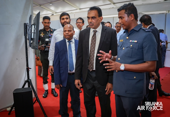 SLAF DISPLAYS INDIGENOUS AERIAL INNOVATIONS AT 5TH ‘SAHASAK NIMAVUM’ INTERNATIONAL INVENTION EXHIBITION